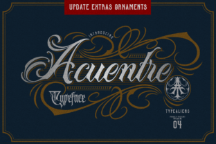 Acuentre: A Bold Blackletter Typeface with a Modern Edge