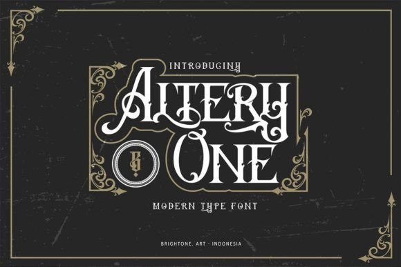 Artery One: Crafting Bold Statements with a Distinct Blackletter Typeface