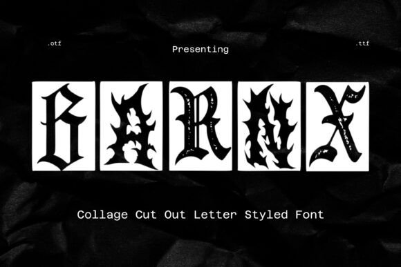 Barnx: A Bold Typeface for Unapologetic Designs