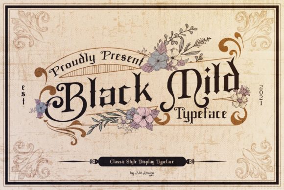 Black Mild: A Bold Blackletter for Modern Projects