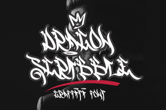 Dragon Scribble: Bold Blackletter for Modern Designs