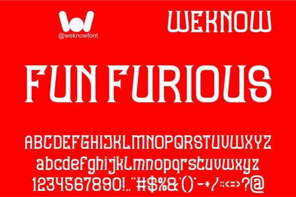 Fun Furious: Blending Blackletter Edge with Gothic Style