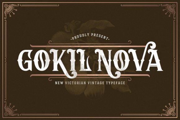 Gokil Nova: The Victorian Blackletter Font for Vintage Branding