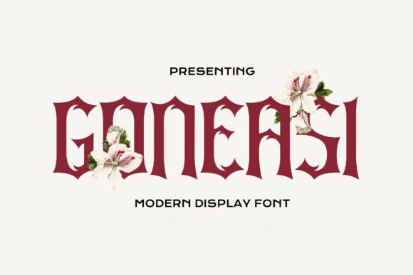 Goneasi: A Dramatic Serif for Modern Gothic Design