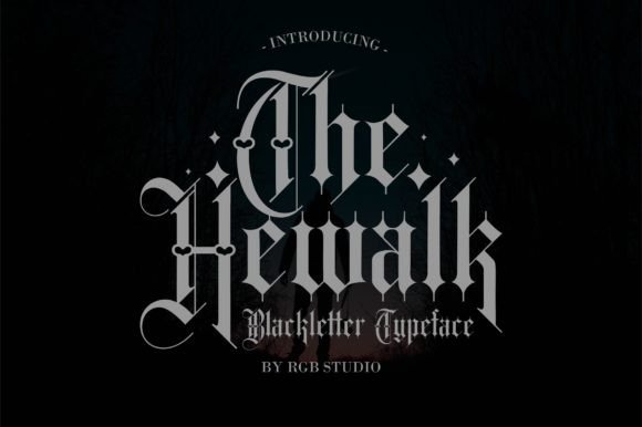 Hewalk: Unleashing Bold Brand Identity with Blackletter