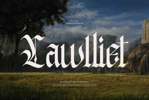 Lawlliet: The Blackletter Font for Bold, Gothic Design
