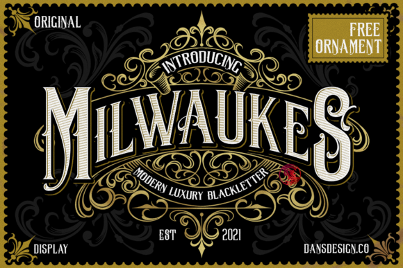 Milwaukes: A Bold Blackletter for Modern Projects
