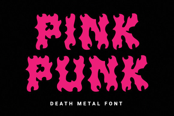 Pink Punk: The Spooky Blackletter Font for Halloween and Beyond