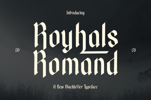 Royhals Romand: A Blackletter Typeface for Autumn's Creative Edge