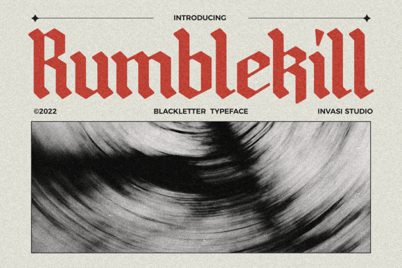 Rumblekill: The Bold Blackletter Font for Modern Edge